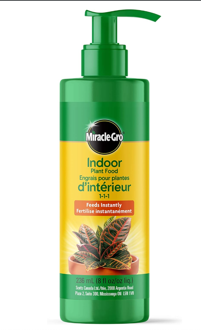 Miracle-Gro Indoor Plant Food 236ml – Quick-Feed Liquid Fertilizer for Houseplants