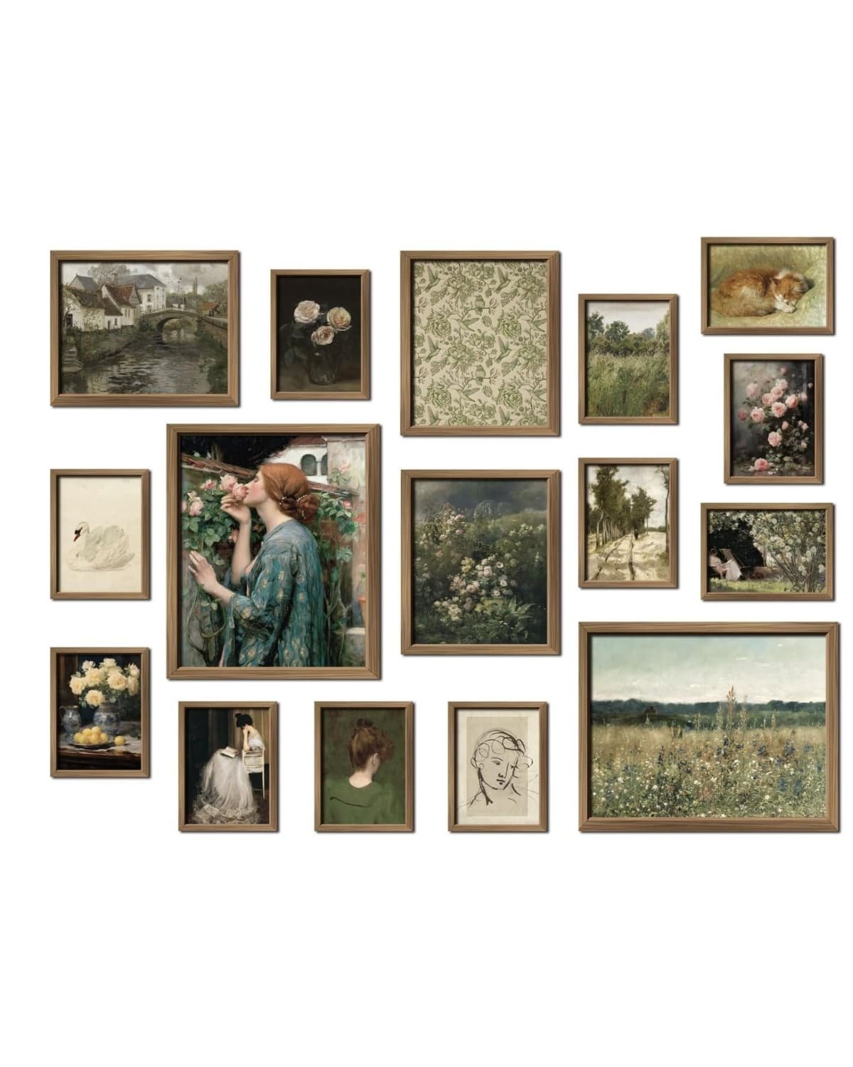 vintage botanical fairycore decor for bedrooms and livingrooms